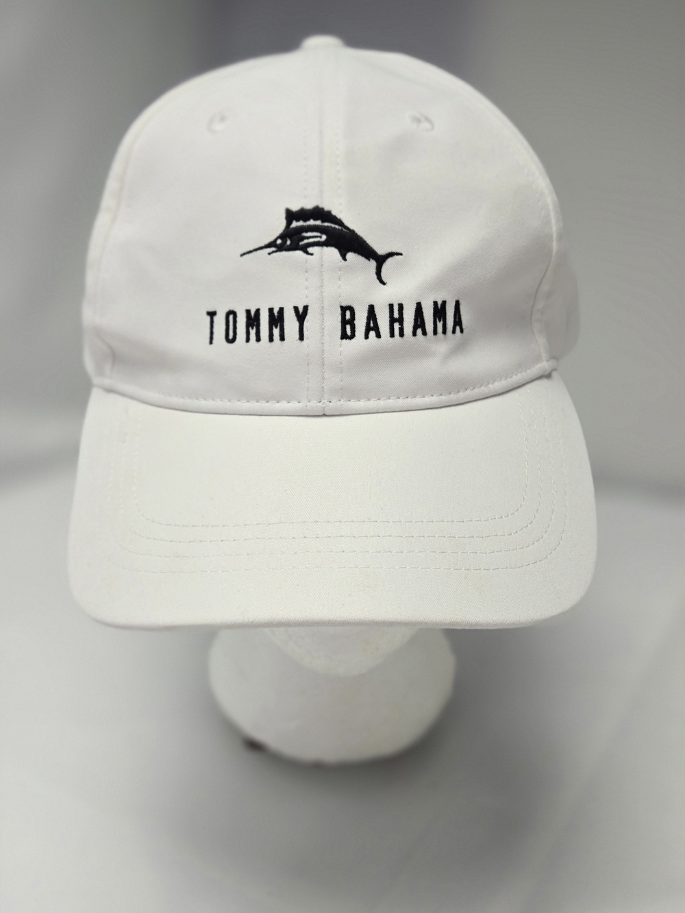 Tommy Bahama White Tip Your Hat With Baha Margarita Recipe Printed Inside Cap